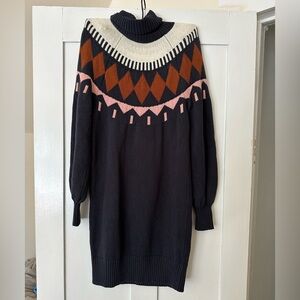 Cotton Fall Sweater Dress